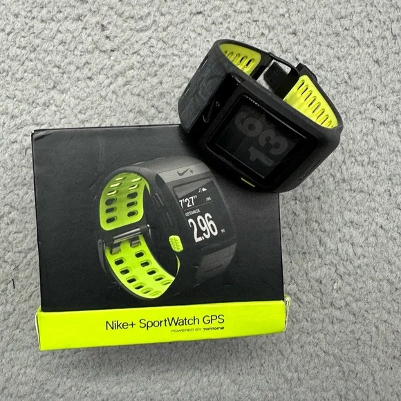 Nike Watch Black Volt Unisex Size SportWatch 2.2.0 SportWatch - Picture 5 of 16